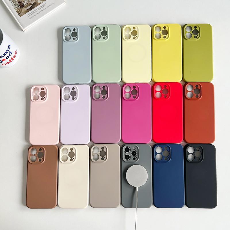 Магнитный Чехол Для Magsafe Для iPhone 17 Pro Max Роскошный Жидкий Силикон Мягкая Крышка Funda Для iPhone 16 15 14 13 Pro Max 17e 16e