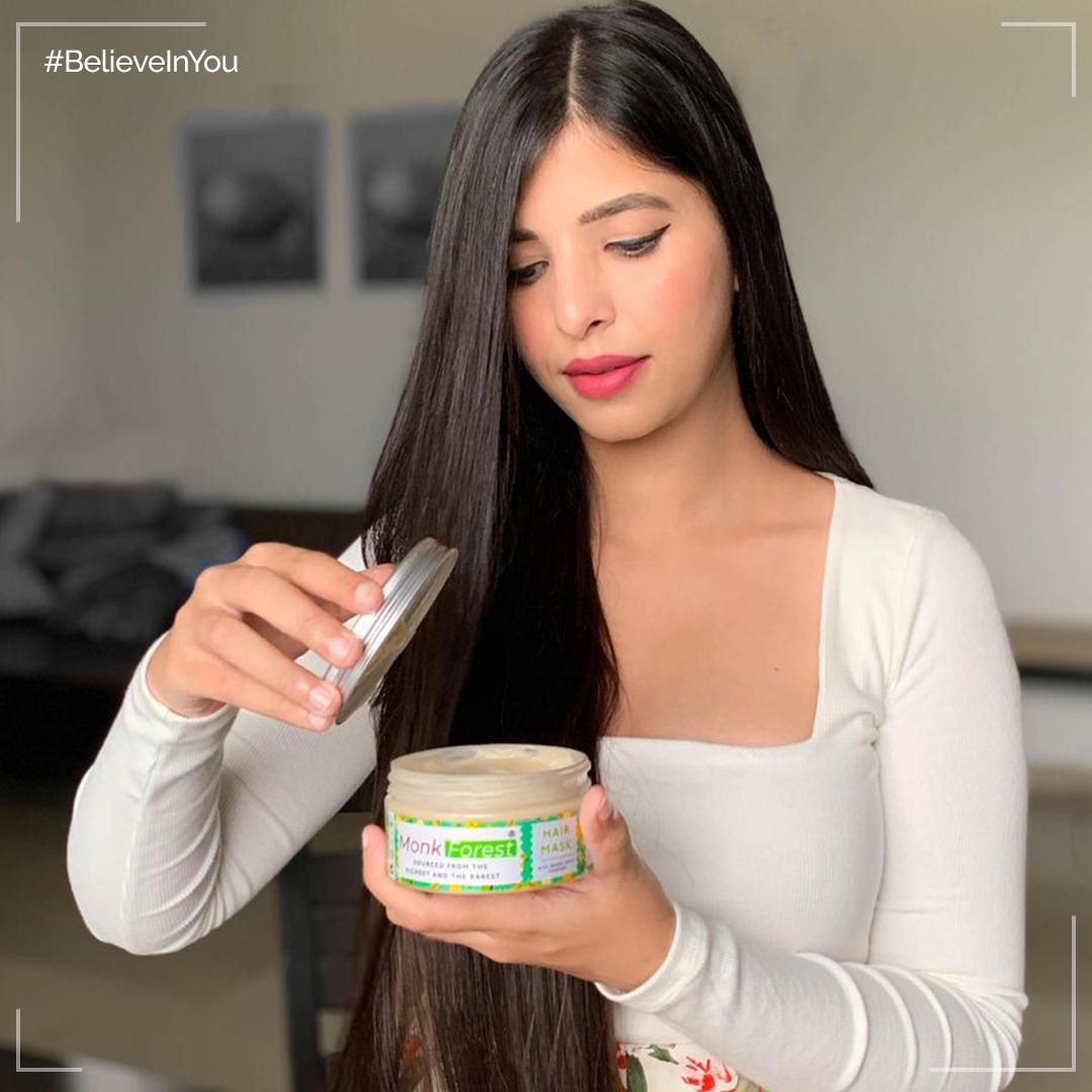 Успокаивающая маска для волос Monk Forest без сульфатов и парабенов (кондиционер)