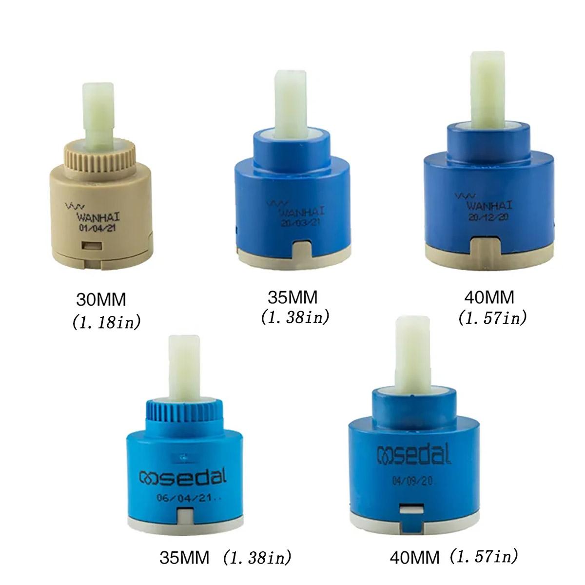 1PC Ceramic Spool Watersaving Replacement Water Mixer Tap Faucet Cartridge Kitchen Bathroom Faucet Replace Part