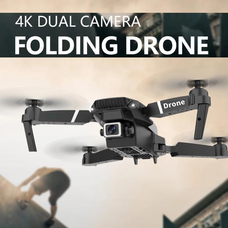 Новый FPV Дрон WiFi, Широкоугольная 4K HD Камера, Удержание Высоты, Складной Квадрокоптер с Пультом ДУ