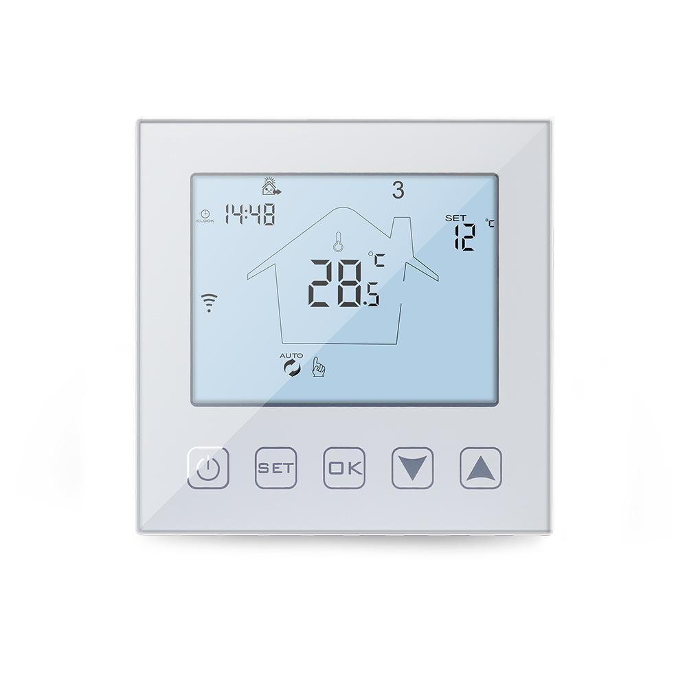 Ketotek 16A/3A WIFI умный комнатный термостат электрический контроллер температуры подогрева пола с голосовым сенсорным управлением