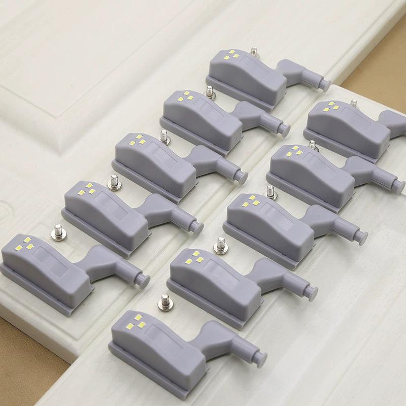 1/10Pcs Kitchen Cupboard Lights LED Inner Hinge Lamp Lighting for Bedroom Wardrobe Closet Under Cabinet Lights Night Light