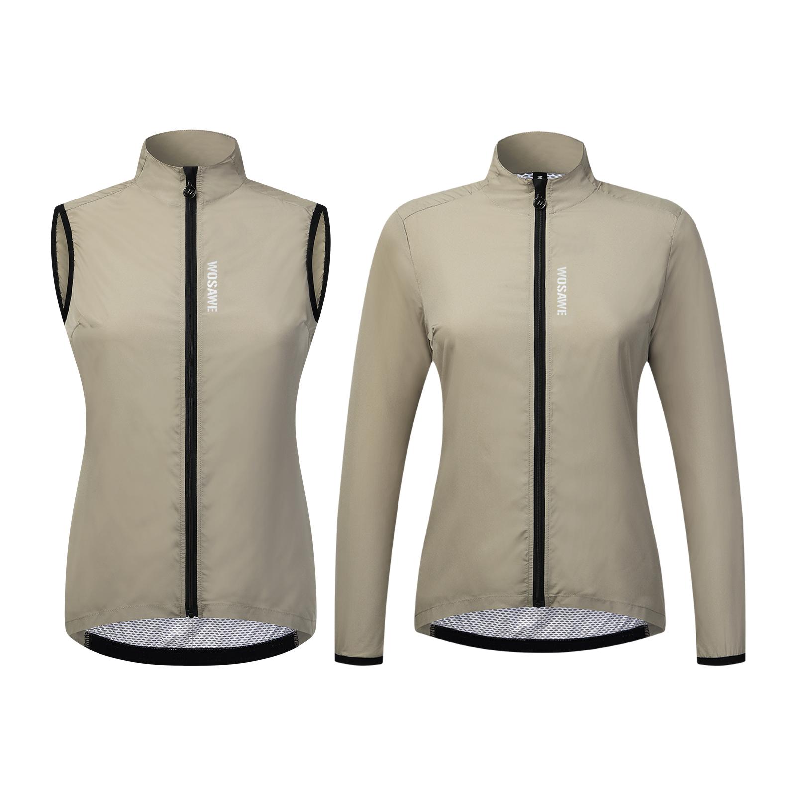 Wosawe Женская светоотражающая велосипедная куртка MTB велосипедная ветровка с длинным рукавом велосипедное пальто дышащая легкая куртка спортивная одежда сетчатая одежда