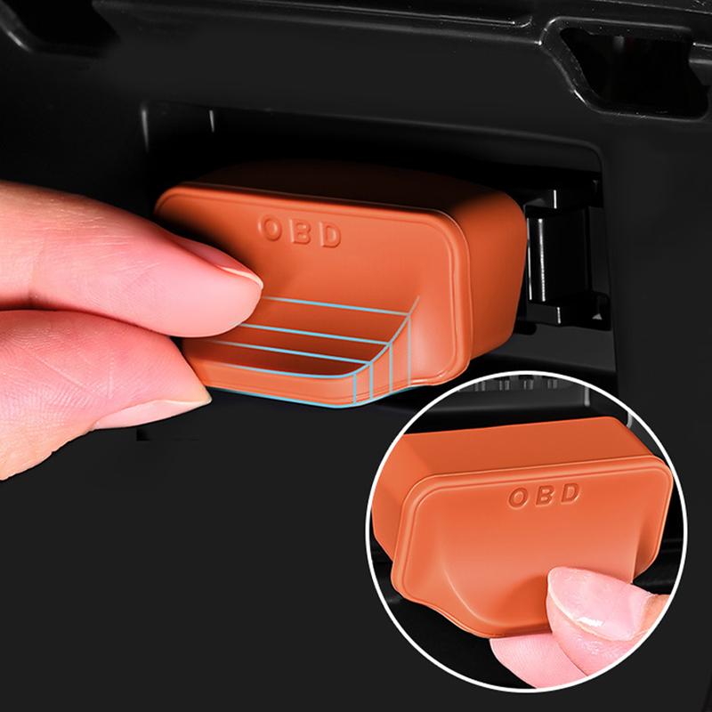SEAMETAL Защитная крышка порта OBD, пылезащитные колпачки диагностического разъема для автомобилей, седанов, грузовиков, внедорожников, фургонов, автодомов, аксессуары для транспортных средств