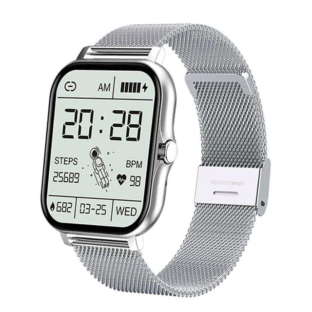 SACOSDING New Smart Watch for Men 1.69 Full Touch Smartwatch Fitness Pedometer Heart Rate Monitor Smart Clock Ladies Watch