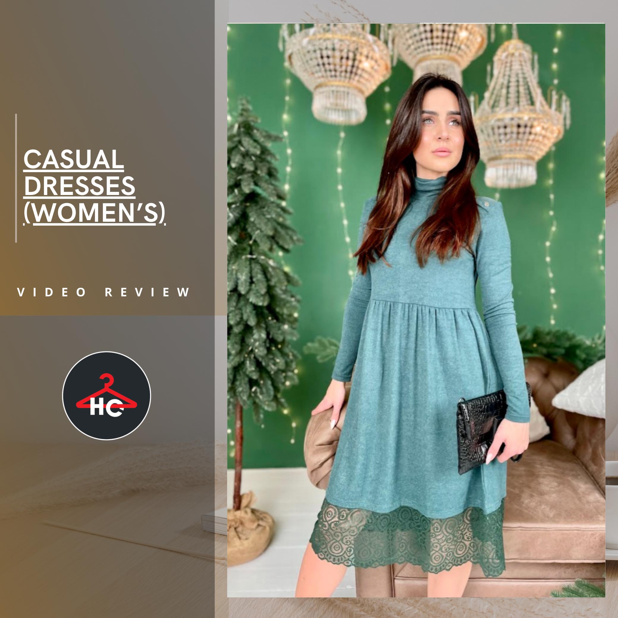 Повседневное платье (Женский) Зима 8151-096 HC