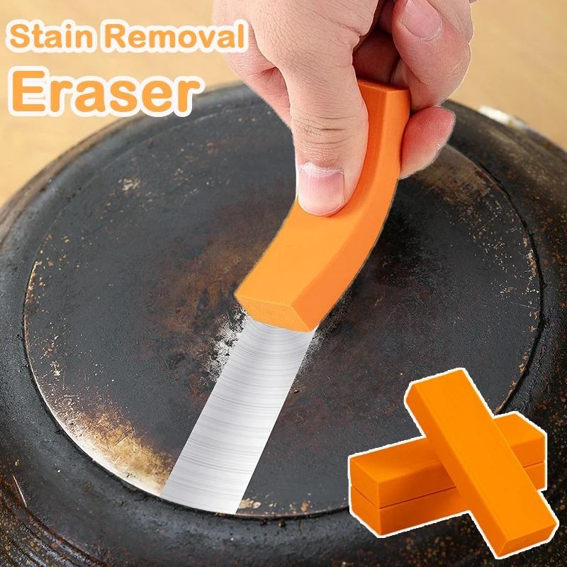 1/2Pcs Limescale Eraser Glass Rust Remover Eraser Reusable Scale Removal Rubber Brush for Bathroom Kitchen Home Clean Tools