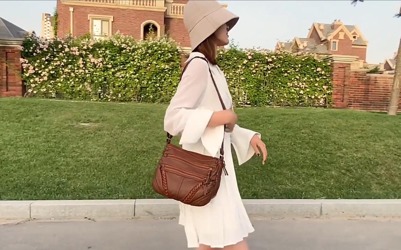 New Fashion Soft PU Leather Bags Women Shoulder Bags Luxury Handbags Women Bag Designer Crossbody Bags for Women Casual Messenger Bag