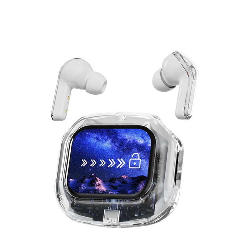 Pffee LCD сенсорный экран наушники TWS беспроводные Bluetooth 5.4 шумоподавление супер бас контроль TikTok