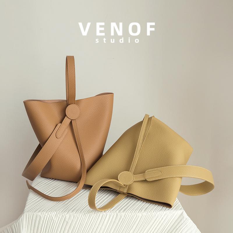 2025 New Women's Fashion All-match Shoulder Bucket Bag Soft Leather Composite Crossbody Bags Luxury Designer Bag For Woman