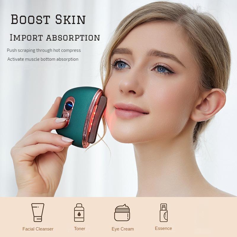Rechargeable Bianshi Scraping Board Electric Scraping Instrument Intelligent Facial Lift Scraping Beauty Instrument Cleansing Instrument