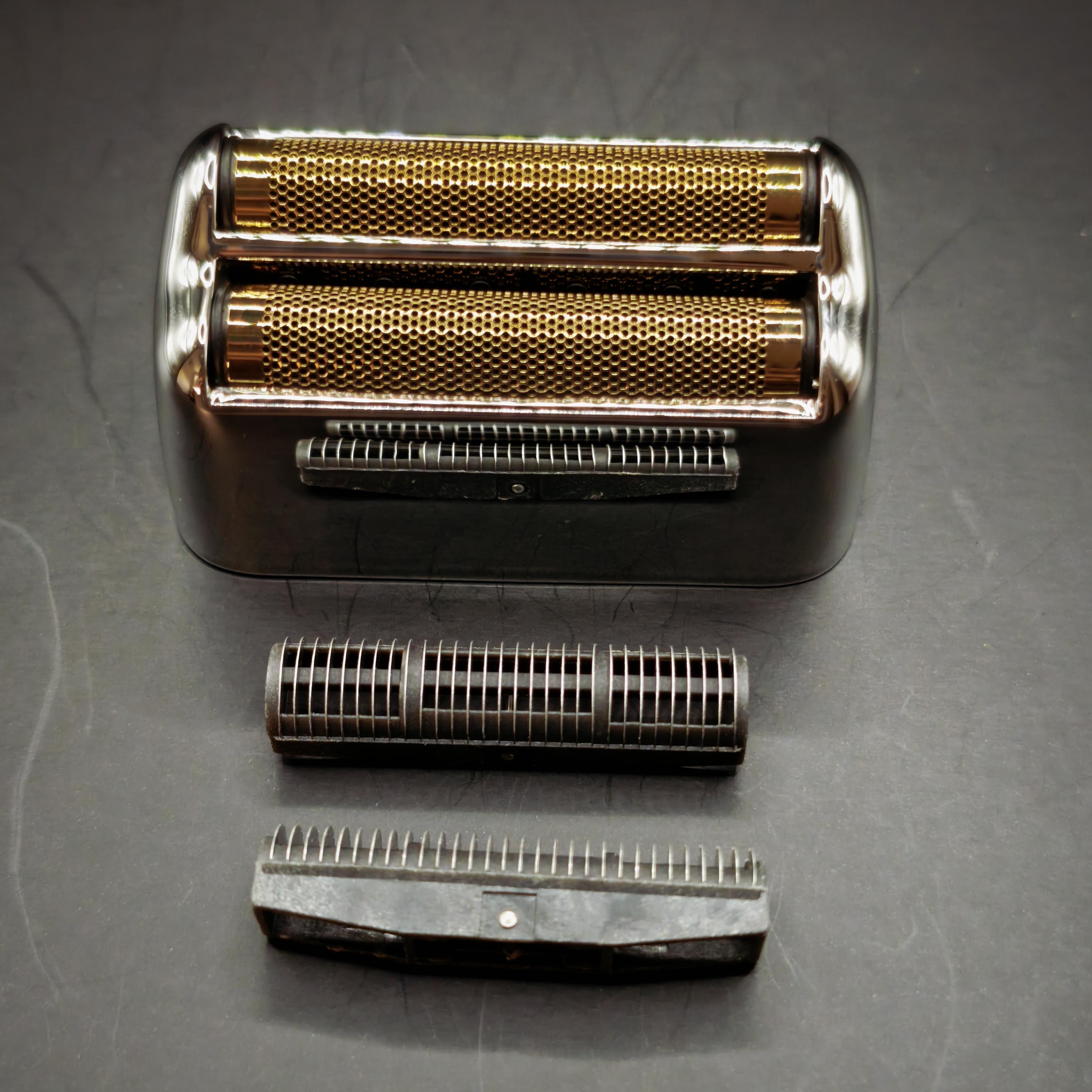 1X Внешняя сетка + 2X Лезвия Prewave Запасные части для Babyliss Pro FoilFX02 #FXRF2G FXFS2G FXRF2 Бритвы Серебристые