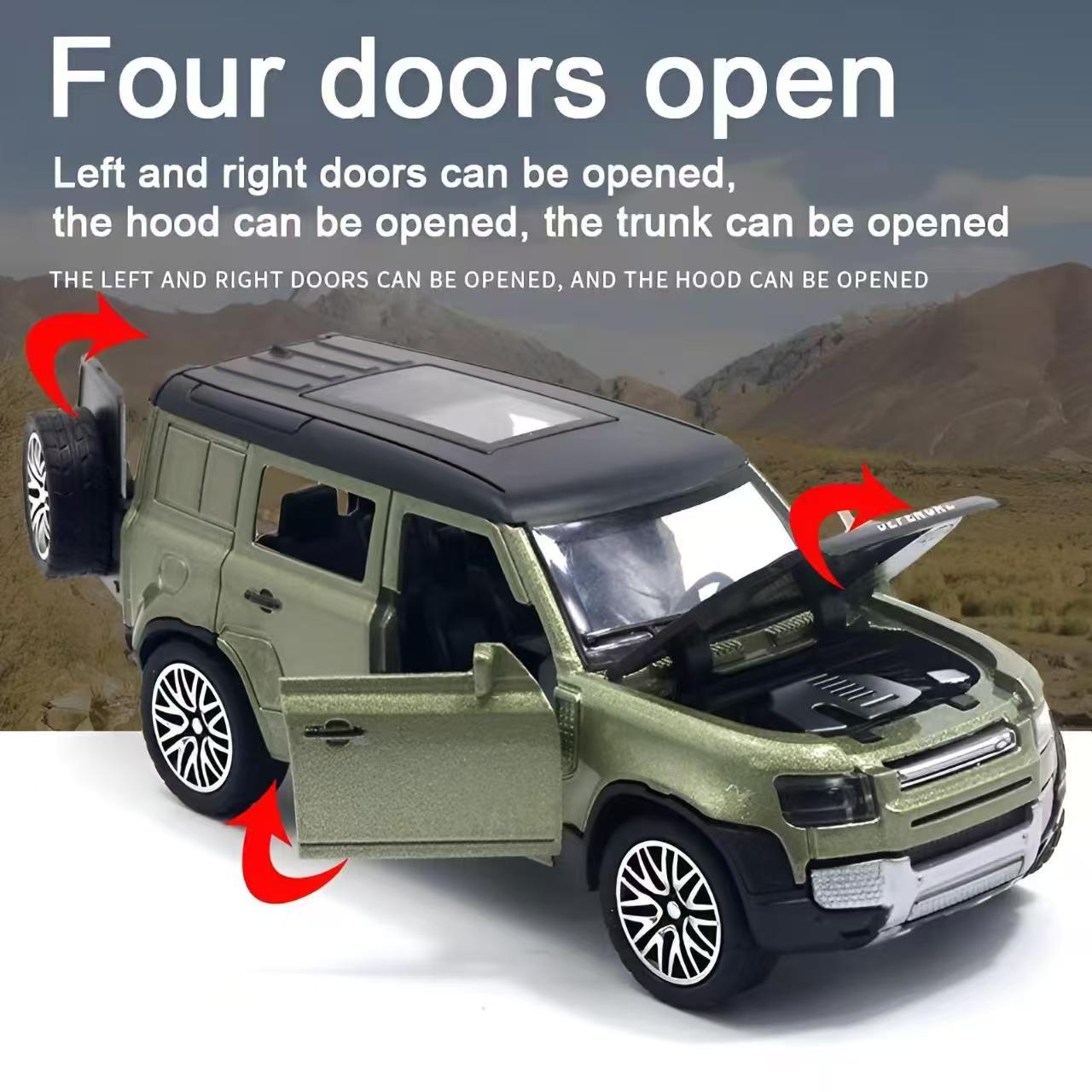 Металлическая игрушечная модель автомобиля Land Rover