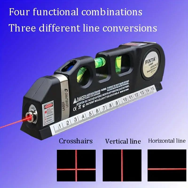 Лазерный уровень Выравниватель Измерительная линейка Лента Вертикальная линейка Линейка Измерительный уровень Инструмент Горизонтальный