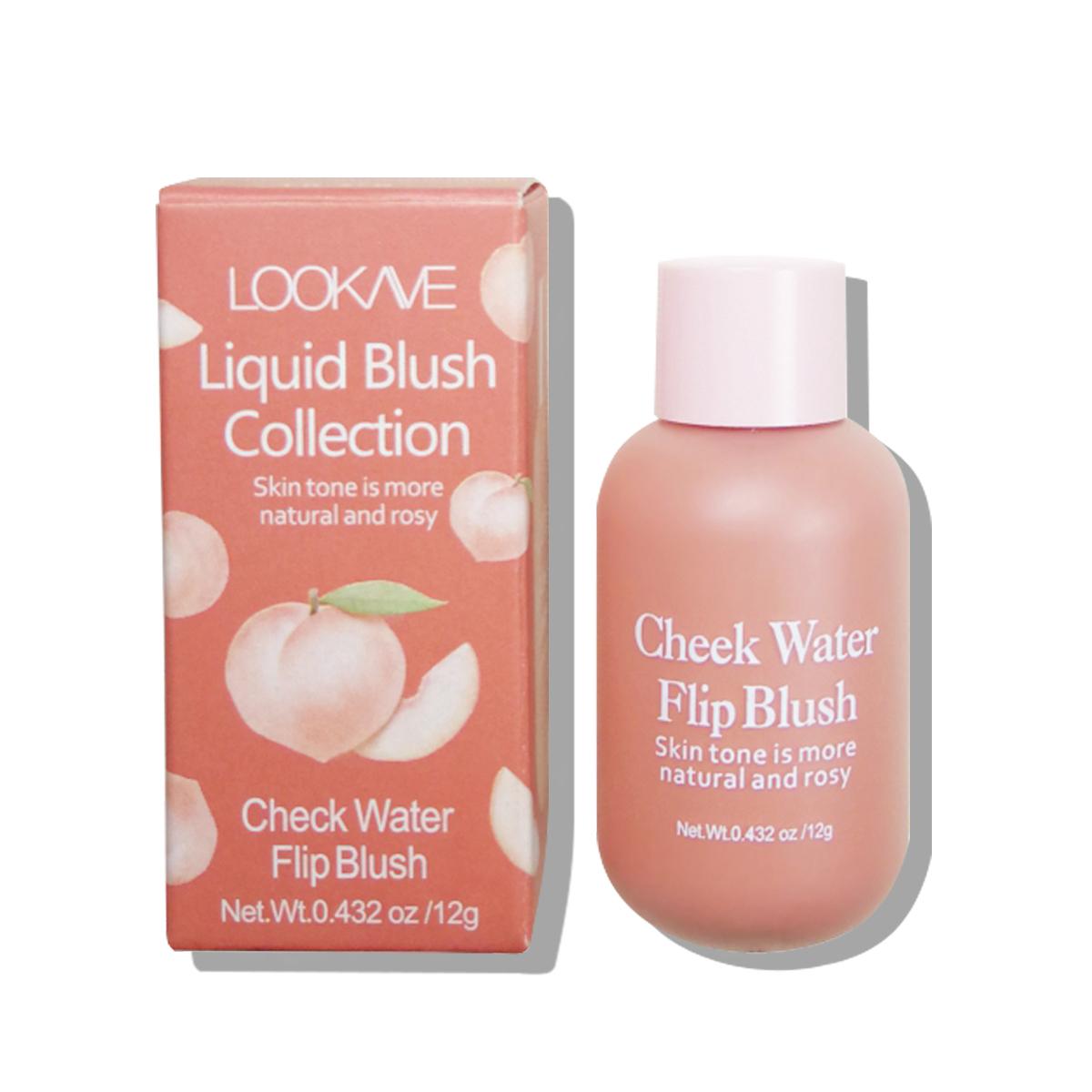 Liquid Blusher Multifunctional Lip Cheek Moisturizing Brightening Blush A Small Bottle Style 12g