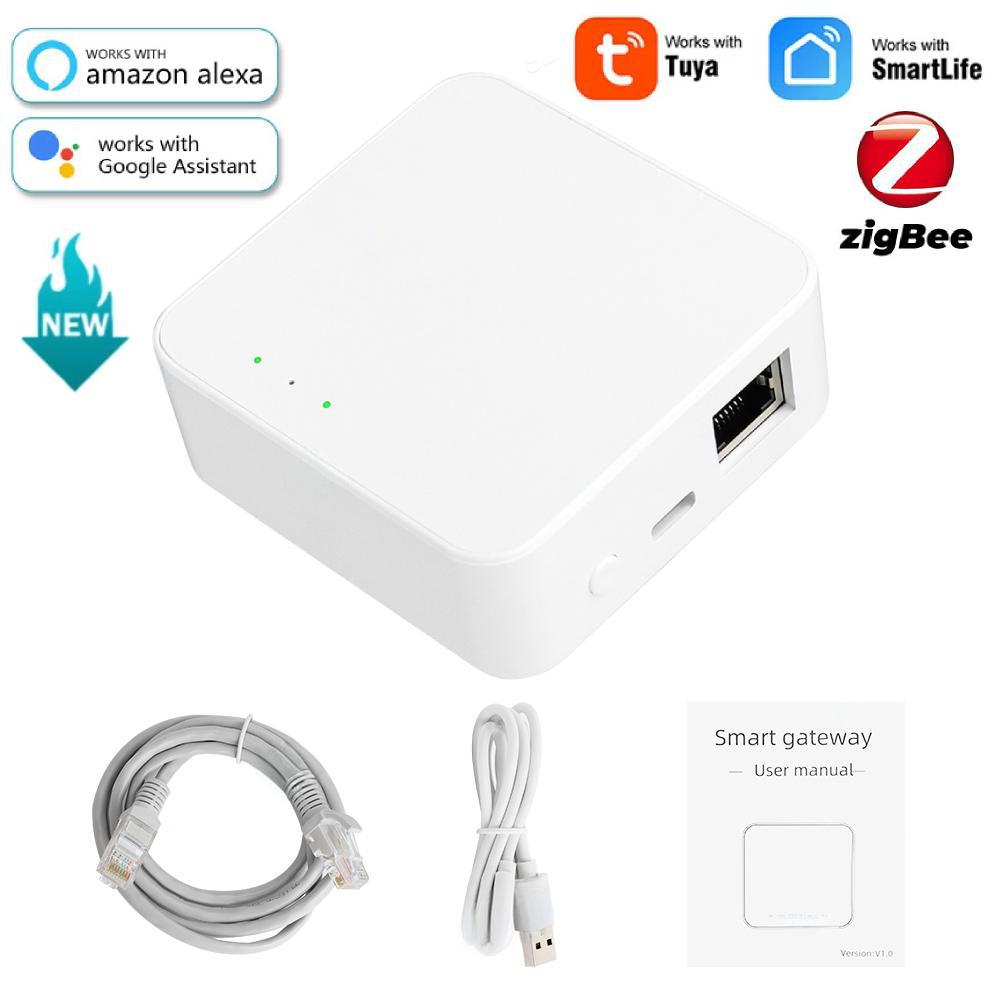 ZG-806 Zigbee Tuya Умный проводной шлюз Zigbee 3.0 Концентратор Smart Life APP Автоматизация Голосовое дистанционное управление Интеллектуальный многофункциональный шлюз Центральный концентратор
