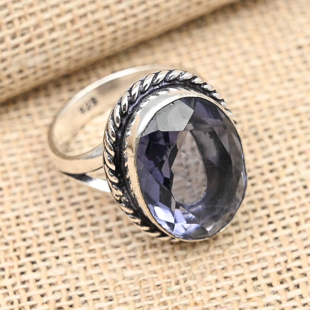 Wonderful Amethyst Gemstone Handmade Jewelry 925 Sterling Silver Ring