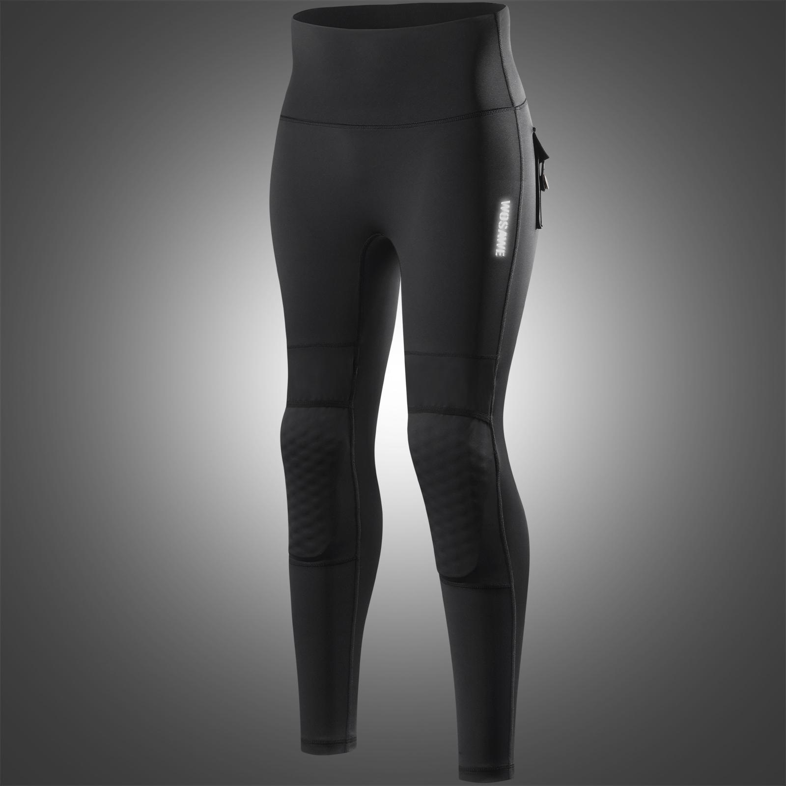 Wosawe CE Certified Breathable High Stretch Anti-Fall with Removable Knee Pads Women's Riding Sports Motorcycle Pants