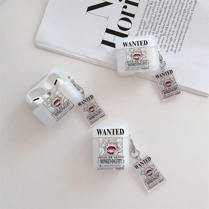 Цельный креативный Ника Луффи, подходит для Apple, беспроводные Bluetooth наушники, защитный чехол для Airpods