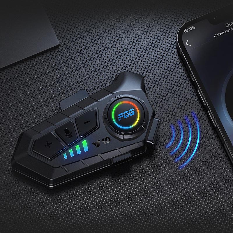 SEAMETAL Y10 Мотоциклетная гарнитура Стерео Bt5.3 Hands Free Ipx6 Водонепроницаемая 2000 мАч Мото Беспроводные наушники Поддержка