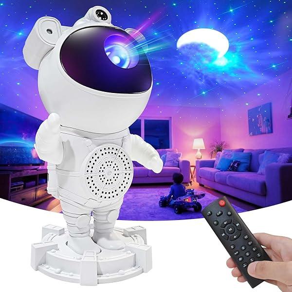Ночной светильник Aurora Astronaut Laser Ambiance Lamp Bluetooth-динамик Nebula Projector Lighting