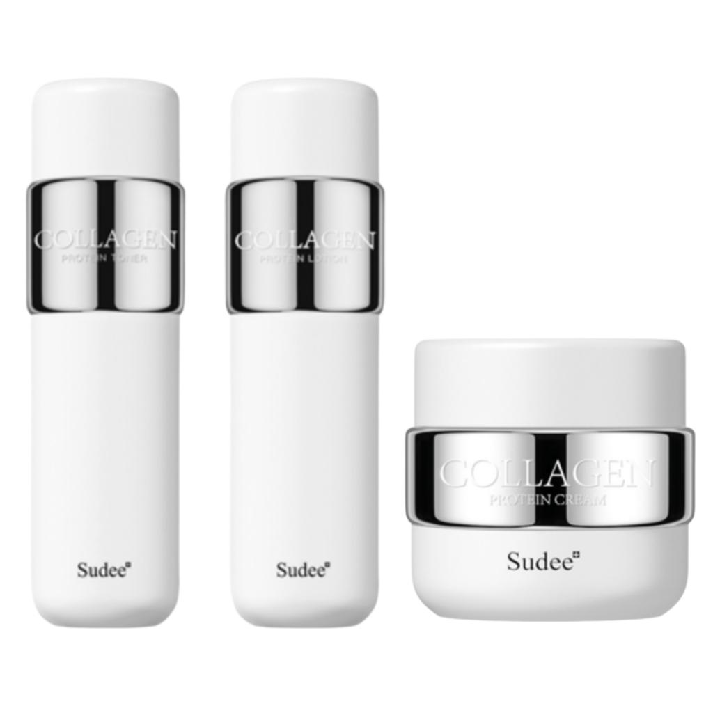 [SUDEE] Collagen Hydration Trio - Toner / Lotion / Cream Set